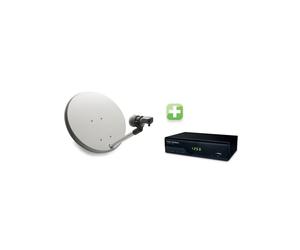 Kit digitale satellitare decoder parabola 40 cm + accessori