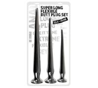 Kit Dilatatore anale Super Long Flexible Butt Plug Set