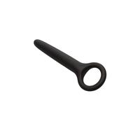 Kit dilatatore in silicone anale set mini plug butt dildo maxi liscio fallo nero