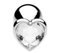 Kit dildo con pietra plug anale cuore in metallo butt indossabile set dilatatore