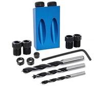 Kit dima for fori tascabili da 15° con guida for trapano e azionamento angolare - Localizzatore di falegnameria for foratura di carpenteria