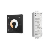 Kit dimmer for strisce luminose LED con pannello touch a 4 zone, controller LED 5 in 1, DC 12V 24V for illuminazione interna(TW2-4 and WZ5 KIT)