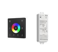 Kit dimmer for strisce luminose LED con pannello touch a 4 zone, controller LED 5 in 1, DC 12V 24V for illuminazione interna(TW4-4 and WZ5 KIT)