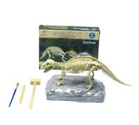 Kit Dinosauri Fossili Scavare, Kit Paleontologo Archeologia, Set Scavo Bambini, Assemblare gli 11 Pezzi di Dinosauro, Giocattoli Educativi e Esperimenti Scientifici, per Bambini +6 Anni
