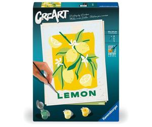 Kit Dipinti a Numeri Ravensburger CreArt Lemon 18 x 24 cm Livello Princianti