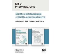 Kit diritto costituzionale e amministrativo. 4400 quiz. Con simulazioni online