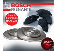 KIT DISCHI + 4 PASTIGLIE FRENO BOSCH FIAT PUNTO 1.9 JTD DIESEL 1900 PASTICCHE