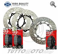 KIT DISCHI ANT. + POST. + PASTIGLIE BREMBO CARBON YAMAHA T-MAX 500 2004-2007