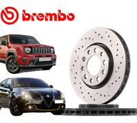 Kit Dischi Anteriori Brembo Xtra Alfa Romeo Giulietta Fiat 500X Jeep Renegade