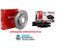 Kit dischi e pasticche freno Ant. Citroen C3 Pluriel 1.4 Bz 73kw Brembo/Ferodo