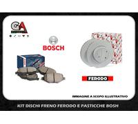 Kit dischi e pastiglie Alfa 147 1.9 jtd 8v 16v coppia anteriori Ferodo+Bosch