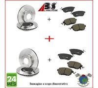 Kit Dischi e Pastiglie Ant+Post Abs per LAND ROVER DISCOVERY IV #pf
