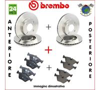 Kit Dischi e Pastiglie Ant+Post Brembo per OPEL ADAM ugv #ep