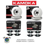 Kit Dischi e Pastiglie Ant+Post Kamoka per SUBARU IMPREZA udv