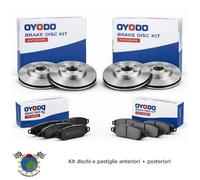 Kit Dischi e Pastiglie Ant+Post Oyodo per HONDA CIVIC VI V uen #ky