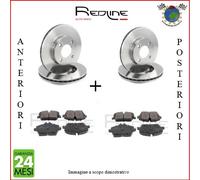 Kit Dischi e Pastiglie Ant+Post RedLine per KIA CERATO tox bw9