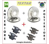 Kit Dischi e Pastiglie Ant + Post Textar per MERCEDES CLASSE B 220 sz3 #r8