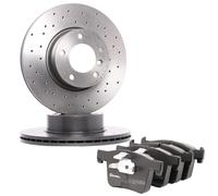 Kit Dischi e Pastiglie Anteriori Brembo per Fiat Grande Punto Evo 199