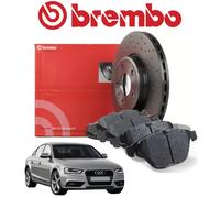 Kit Dischi e Pastiglie BREMBO Anteriori A4 (8K2, B8) A4 Allroad (8KH, B8)