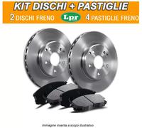Kit Dischi e Pastiglie Freni ANTERIORI VOLKSWAGEN POLO V 1.4 TDI
