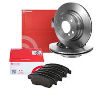 KIT DISCHI E PASTIGLIE FRENO ANTERIORI BREMBO ALFA ROMEO MITO 0.9 1.4 FIAT 500