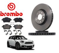 Kit Dischi e Pastiglie Freno Anteriori Brembo Mini Countryman R60 Paceman R61