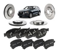 Kit Dischi e Pastiglie Freno Brembo Anteriori + Posteriori Per Audi Q5