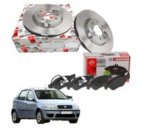Kit Dischi e Pastiglie Freno Ferodo per Fiat Punto DDF521 e FDB1056