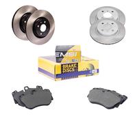 Kit Dischi E Pastiglie Freno Posteriori Jaguar S-type 2002-2007 2.5 V6 Ventilato