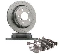 KIT DISCHI E PASTIGLIE POSTERIORI BREMBO BMW SERIE 3 F30 31 34