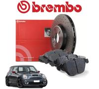 Kit Dischi e Pastiglie Posteriori Brembo Mini (R50,R53,R56)