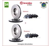 Kit Dischi e Pastiglie Xtra Ant+Post Brembo per VW GOLF VI #c1