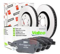 Kit Dischi Ferodo e Pastiglie Valeo Anteriori Opel Corsa D 1.0 1.2 1.3 CDTI 1.4