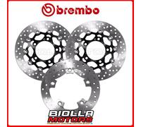 KIT DISCHI FRENO BREMBO KYMCO XCITING I 400 2012 ANTERIORE + POSTERIORE [Flottan