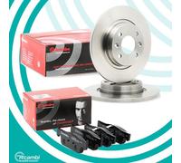 KIT DISCHI FRENO E PASTIGLIE BREMBO LATO ANTERIORE PER DACIA SANDERO SMART 453