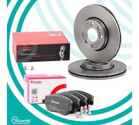 KIT DISCHI FRENO E PASTIGLIE BREMBO LATO ANTERIORE RENAULT CLIO III DISCHI 260MM