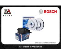 Bosch BP173 - Pastiglie Freni Auto, Asse Anteriore - Qualità Bosch - Riduzione del Rumore e della Polvere - Certificazione ECE-R90 - Senza Rame - 1 Confezione da 4 Pastiglie