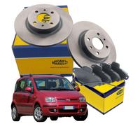 Kit Dischi Freno E Pastiglie Magneti Marelli Fiat Panda 2 169 1.1 1.2 Dal 2003