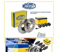 Kit Dischi Freno E Pastiglie Magneti Marelli Fiat Punto 188 1.1 1.2 Dal 2003