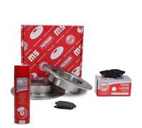 Kit dischi freno e pastiglie posteriori + detergente per HONDA