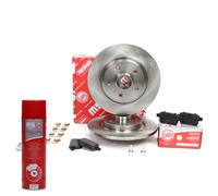 Kit dischi freno e pastiglie posteriori + detergente per MERCEDES; RENAULT
