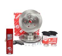 Kit dischi freno e pastiglie posteriori + detergente per RENAULT MEGANE CC
