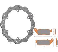 Kit Dischi Freno Flottanti Anteriori Accossato Linea Elite per Moto DK230 + Pastiglie freno AGPA72 per HONDA CB F (650) dal 2016 al 2019