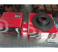 Kit dischi freno forati ant e post standard+pattini for BMW X4 (F26) xDrive 2.0D