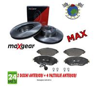 Kit dischi freno Max + Pastiglie Ant Maxgear per HYUNDAI ACCENT i20 r62