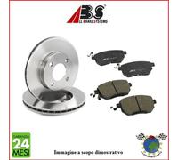 Kit dischi freno + Pastiglie Ant Abs per JAGUAR XE rct #qj