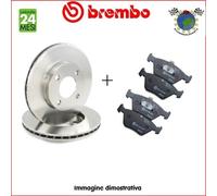 Kit dischi freno + Pastiglie Ant Brembo per FIAT 500 FORD KA rbv #jw
