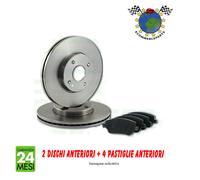 Kit dischi freno + Pastiglie Ant ecp-s per AUDI TT SEAT IBIZA IV ALTEA LE fkv