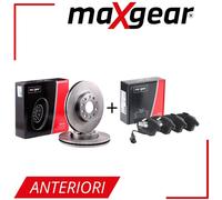 Kit dischi freno + Pastiglie Ant Maxgear per AUDI QUATTRO 100 90 80 r62 b39