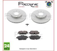 Kit dischi freno + Pastiglie Ant RedLine per HYUNDAI i20 tox #ku
